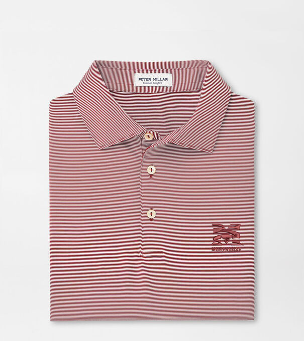 Morehouse College Jubilee Stripe Performance Polo
