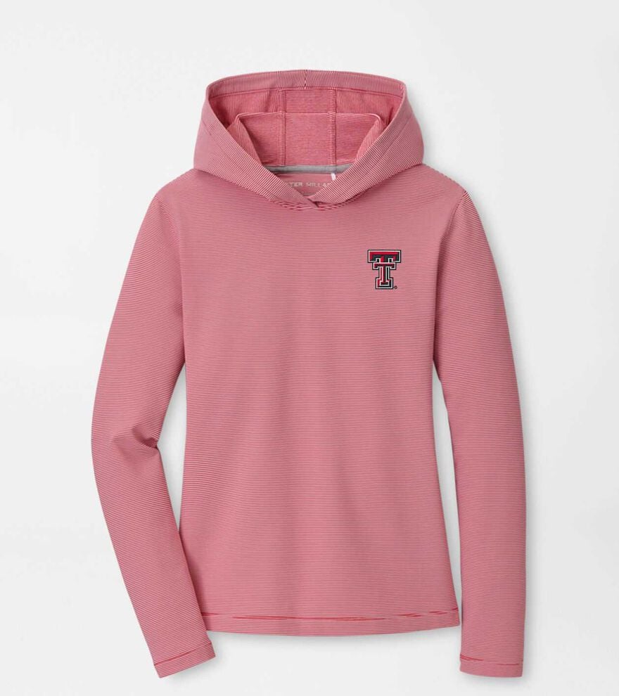 Texas Tech Women's Pine Sugar Stripe Performance Hoodie