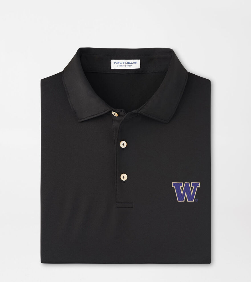Washington Solid Performance Jersey Polo image number 1