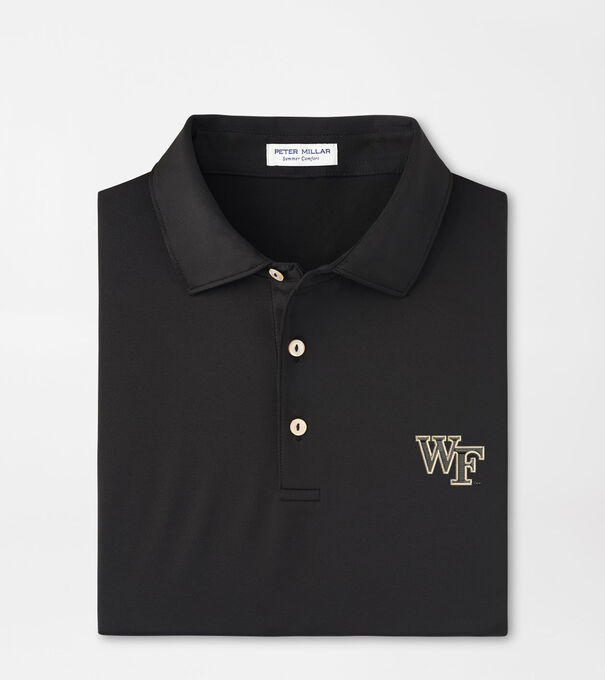 Wake Forest Solid Performance Jersey Polo
