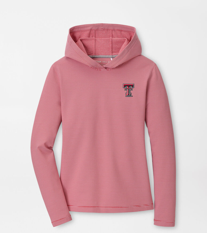 Texas Tech Women's Pine Sugar Stripe Performance Hoodie image number 1