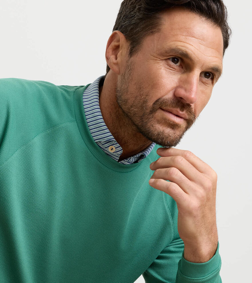 Cradle Piqu&eacute; Performance Crewneck - Alternate Image 4