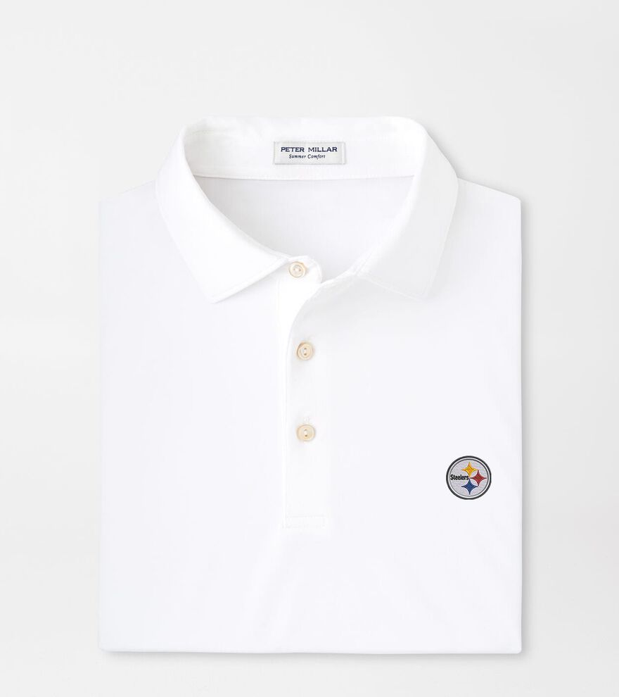 Pittsburgh Steelers Solid Performance Jersey Polo image number 1