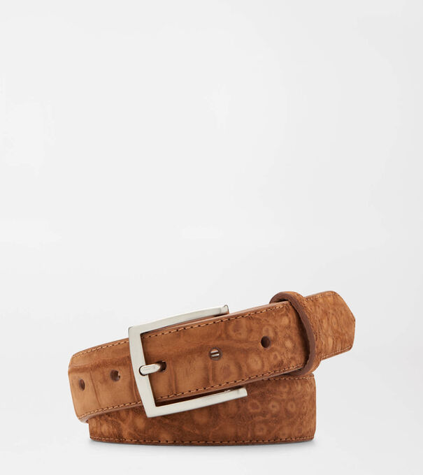 Excursionist Nubuck Alligator Belt