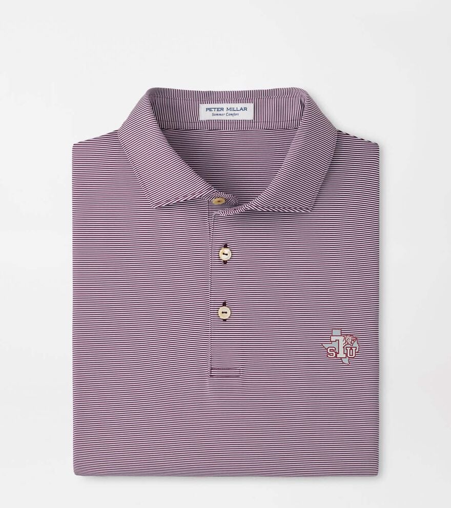 Texas Southern Jubilee Stripe Performance Polo
