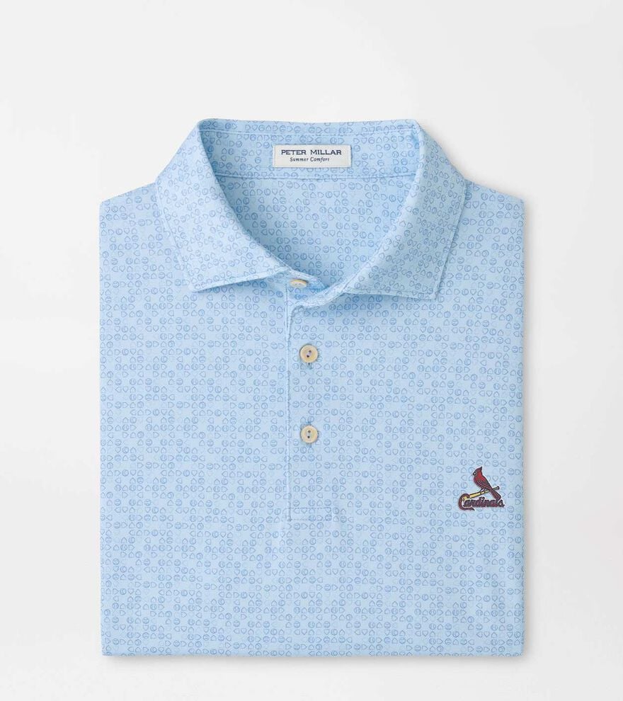 Cooperstown St. Louis Cardinals Bases Loaded Performance Jersey Polo