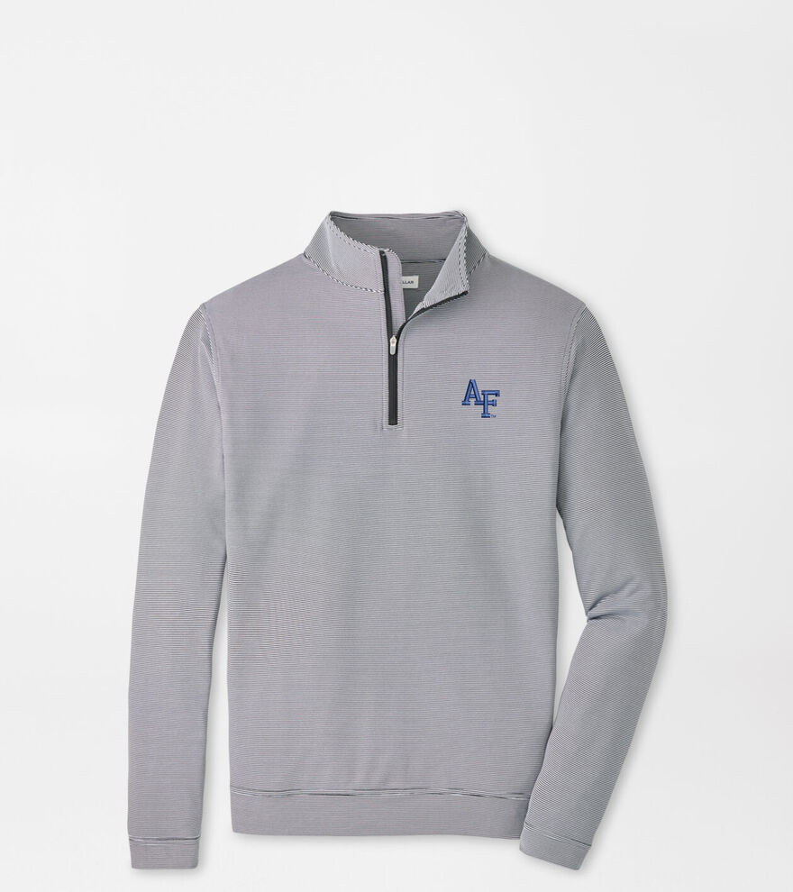 Air Force Academy Perth Sugar Stripe Performance Quarter-Zip image number 1