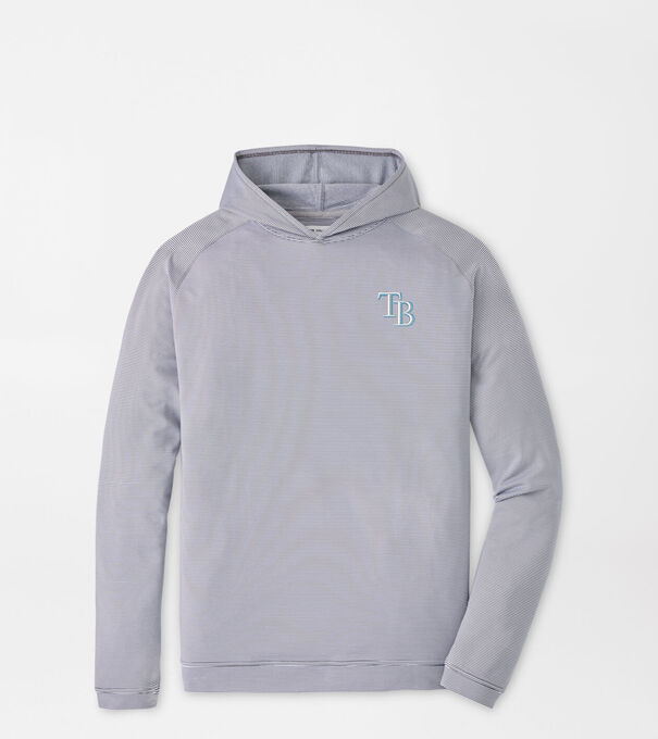 Tampa Bay Rays Pine Sugar Stripe Performance Hoodie