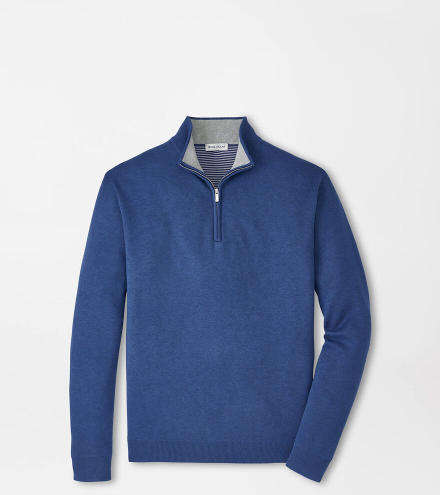 Coolspun Lite Cotton Quarter-Zip Sweater