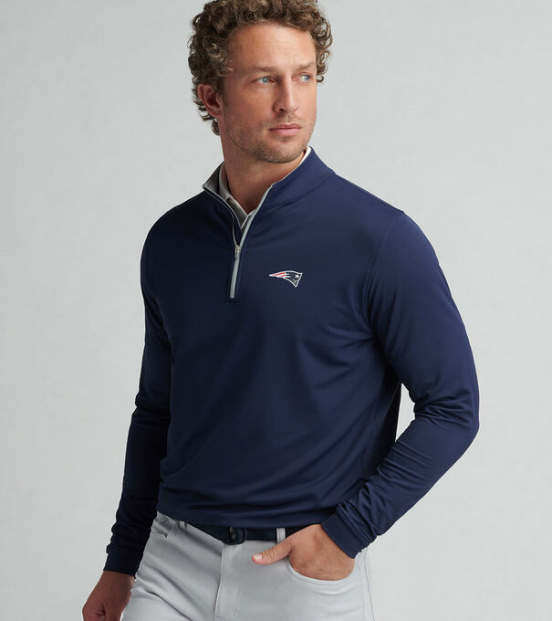 New England Patriots Perth Performance Quarter-Zip - Alternate Image 1
