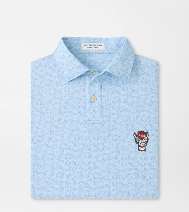 NC State Wolfpack Bases Loaded Youth Performance Jersey Polo