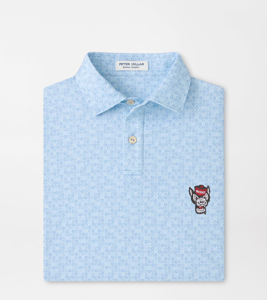 NC State Wolfpack Bases Loaded Youth Performance Jersey Polo image number 1