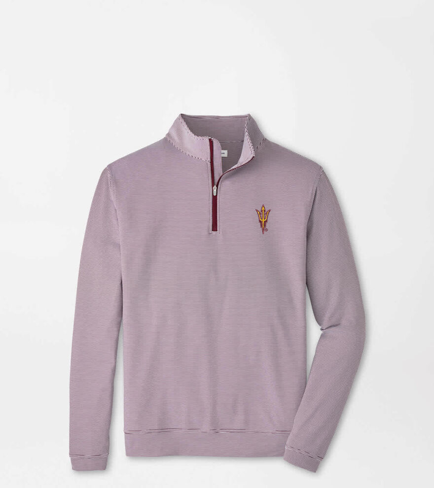 Arizona State Perth Sugar Stripe Performance Quarter-Zip