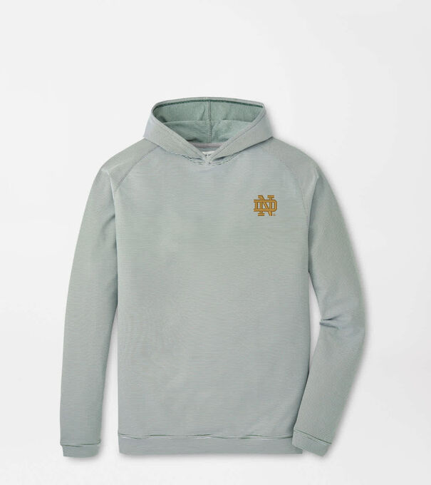 Notre Dame Pine Sugar Stripe Performance Hoodie
