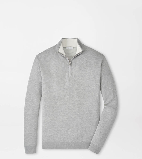 Coolspun Lite Cotton Quarter-Zip Sweater