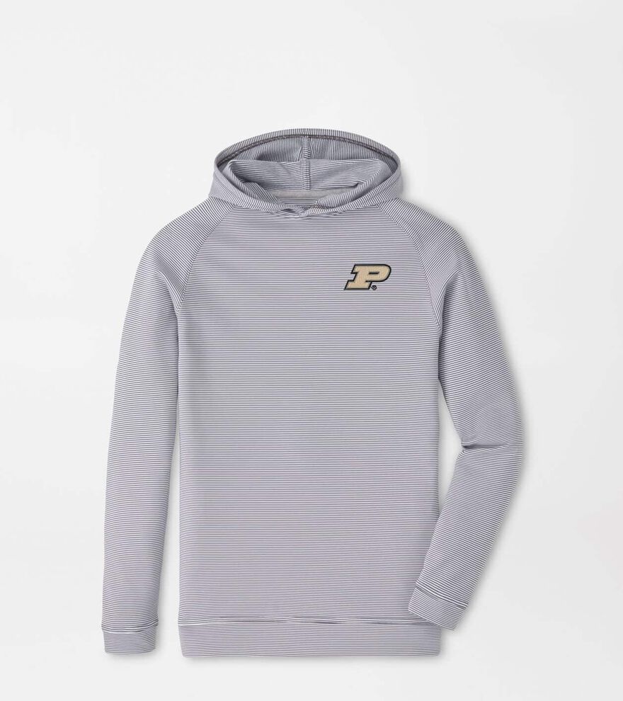 Purdue Pine Youth Sugar Stripe Performance Hoodie