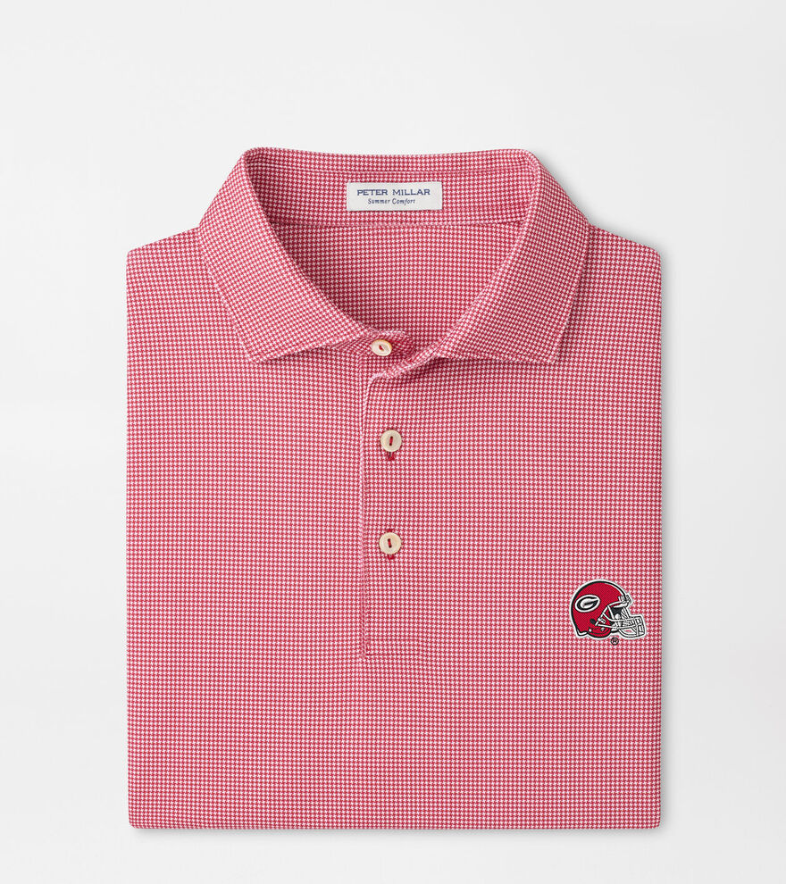 Georgia Helmet Border Performance Jersey Polo