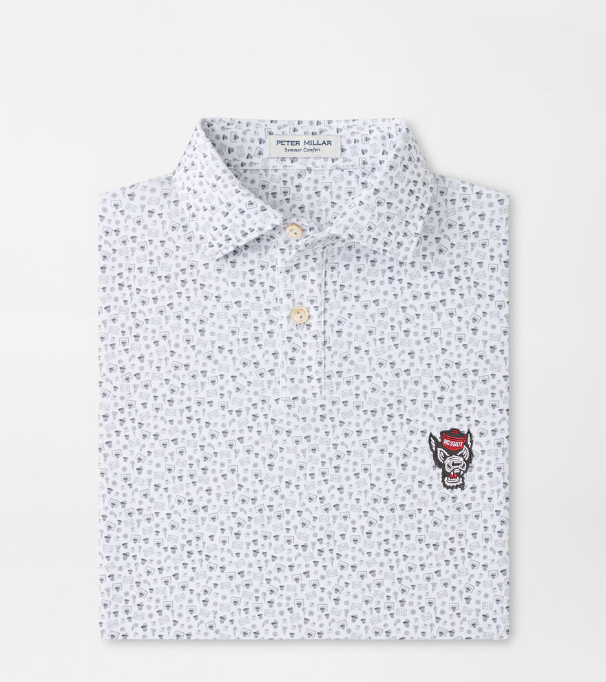 NC State Wolfpack Buzzer Beater Youth Performance Jersey Polo image number 1