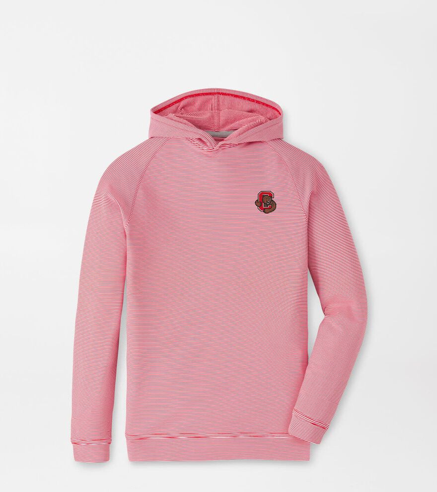 Cornell Pine Youth Sugar Stripe Performance Hoodie