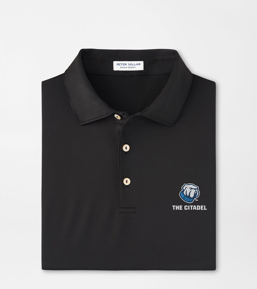 The Citadel Solid Performance Jersey Polo image number 1