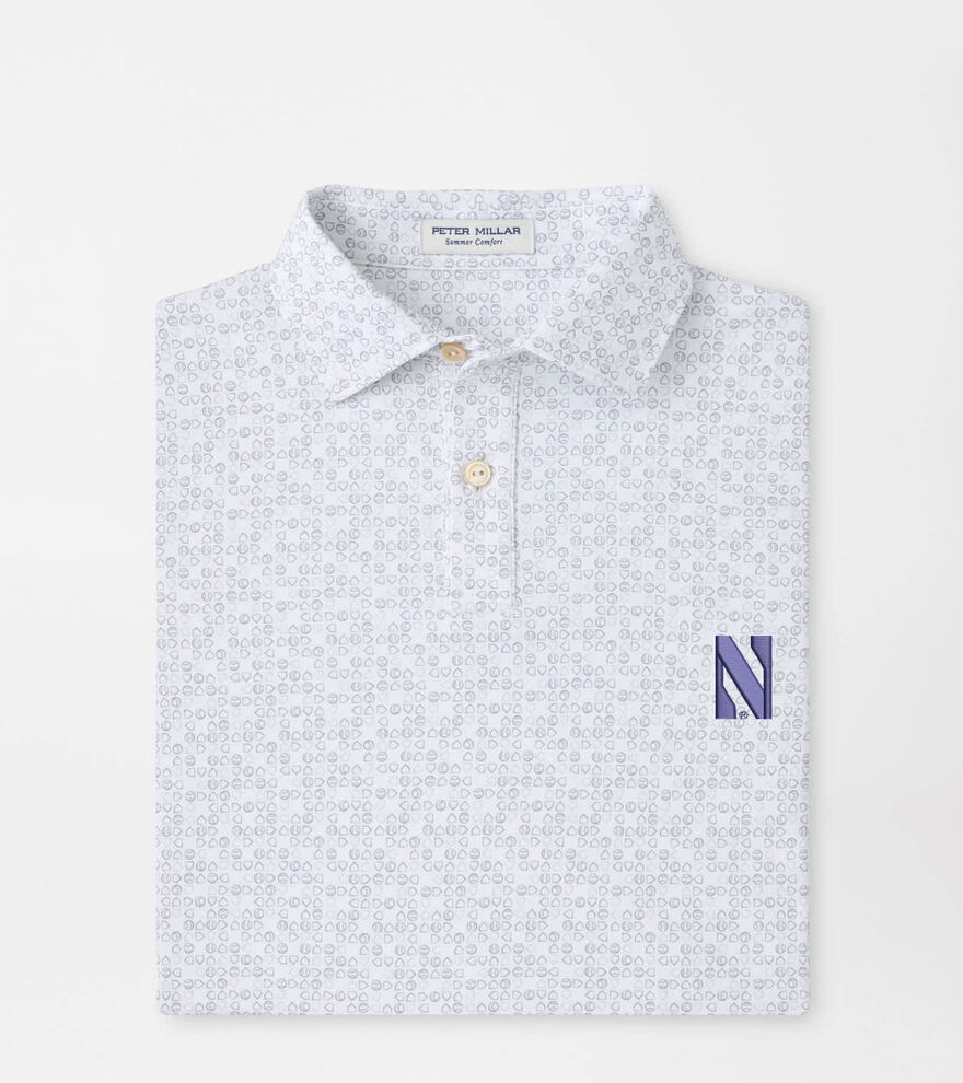 Northwestern Bases Loaded Youth Performance Jersey Polo image number 1