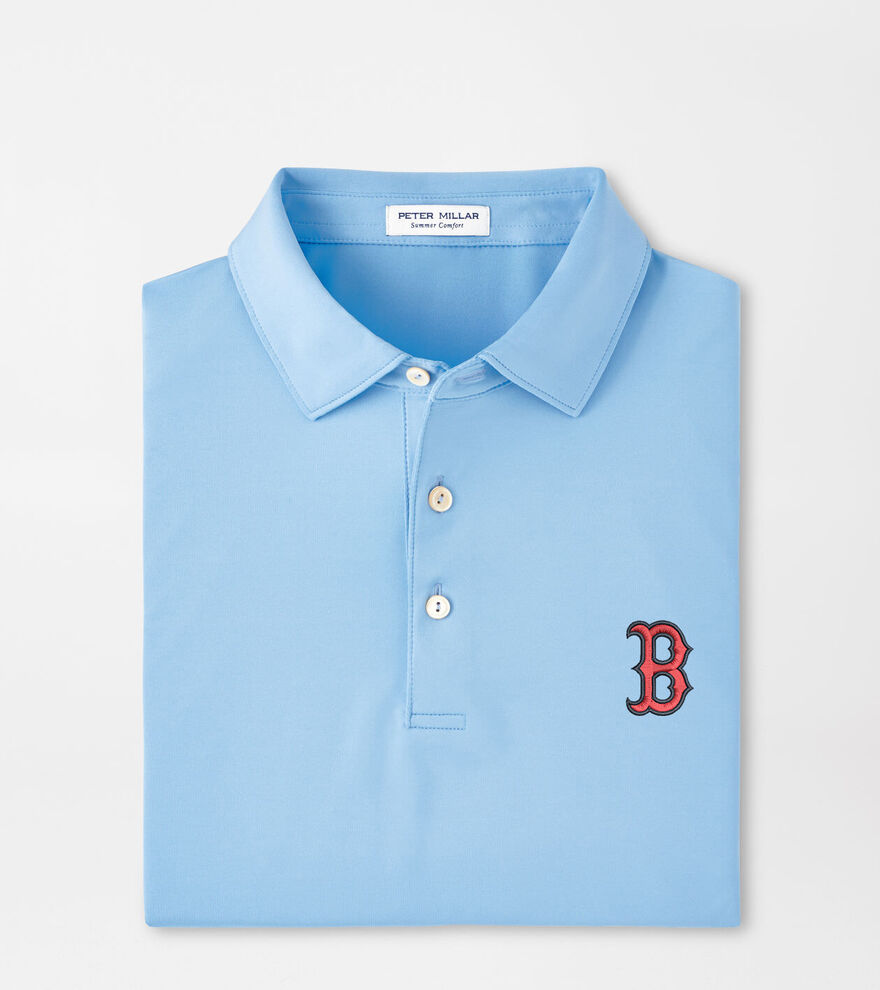 Boston Red Sox Solid Performance Jersey Polo image number 1