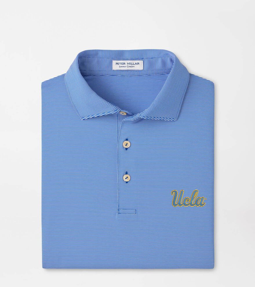 UCLA Jubilee Stripe Performance Polo
