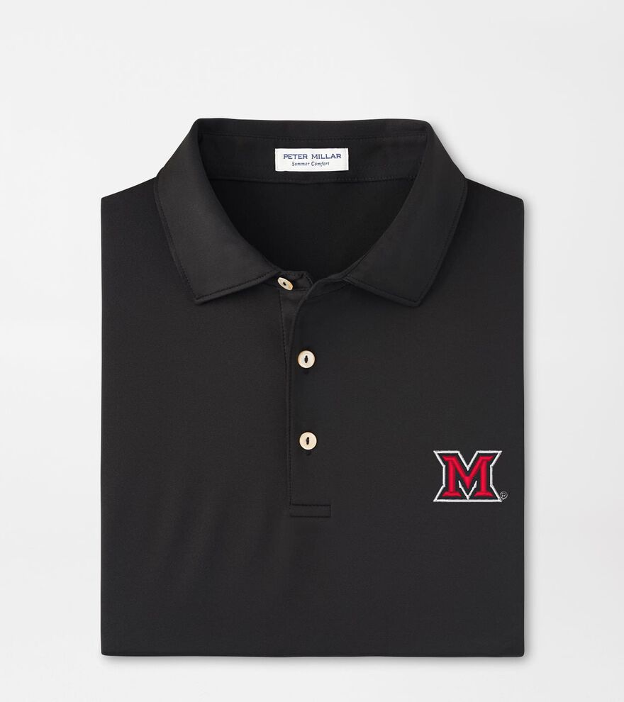 Miami of Ohio Solid Performance Jersey Polo
