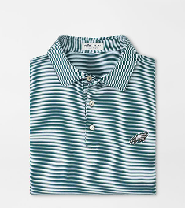 Philadelphia Eagles Jubilee Stripe Performance Polo
