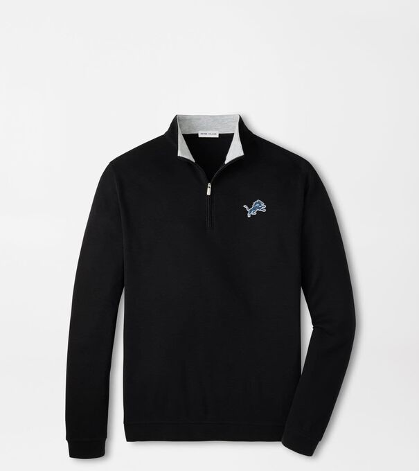 Detroit Lions Crown Comfort Quarter-Zip Pullover