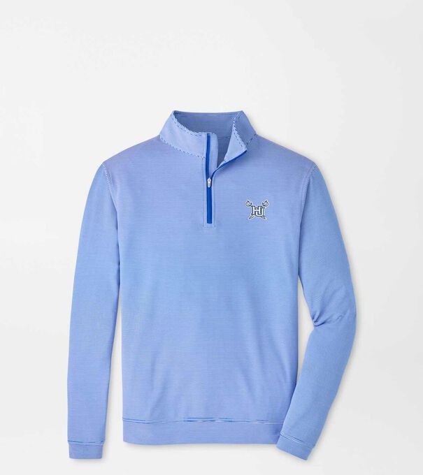 Hampton University Perth Sugar Stripe Performance Quarter-Zip