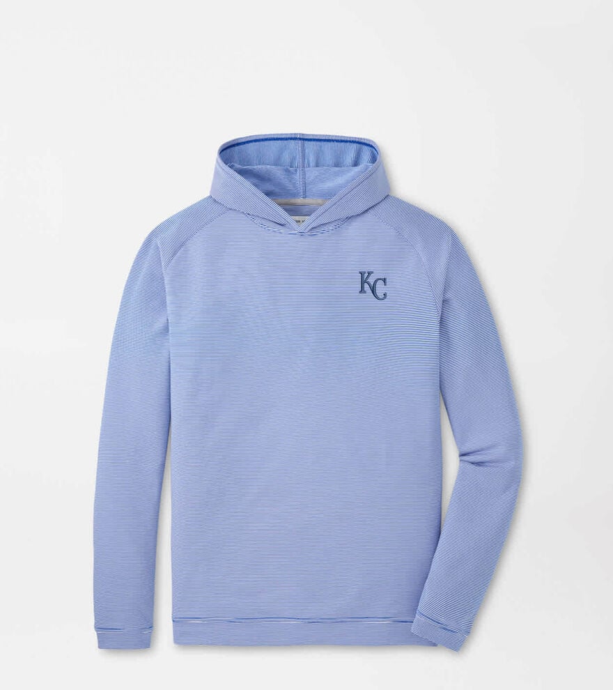 Kansas City Royals Pine Sugar Stripe Performance Hoodie image number 1