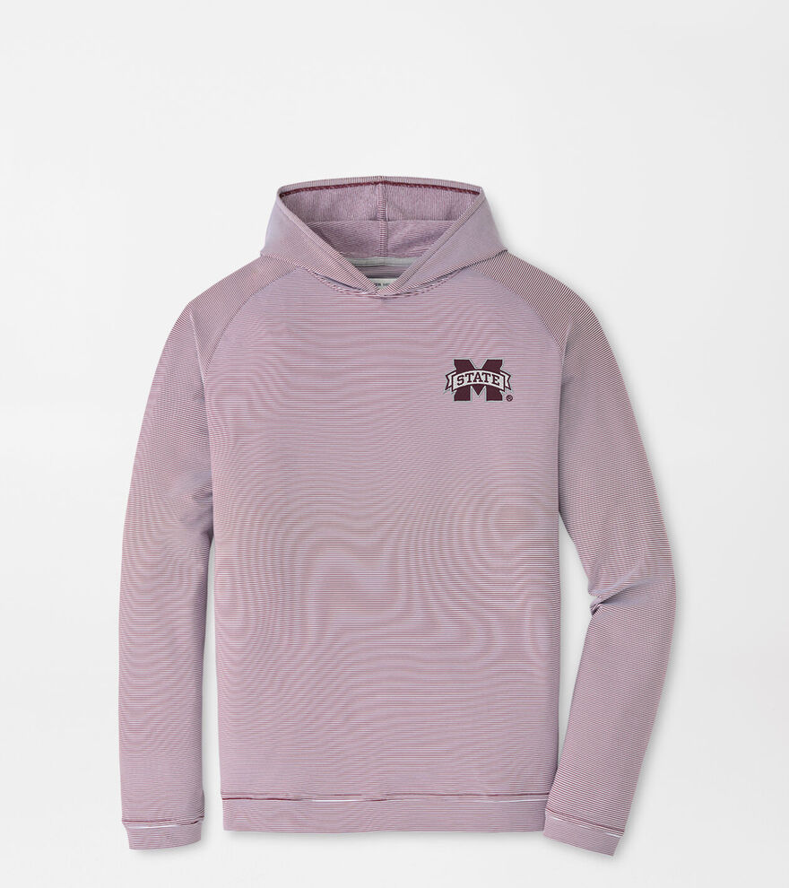 Mississippi State Pine Sugar Stripe Performance Hoodie image number 1