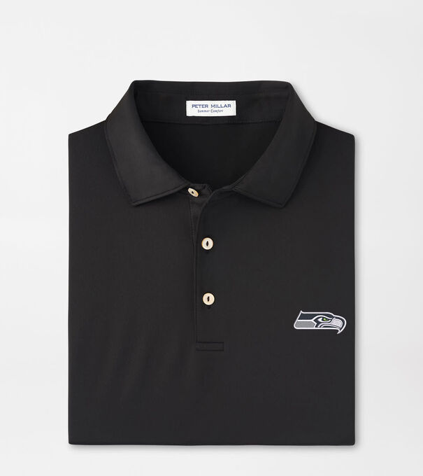 Seattle Seahawks Solid Performance Jersey Polo