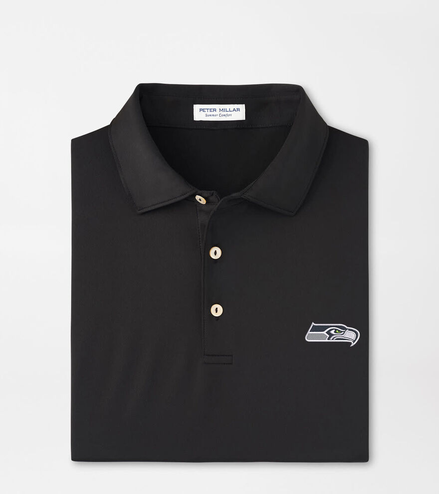 Seattle Seahawks Solid Performance Jersey Polo image number 1