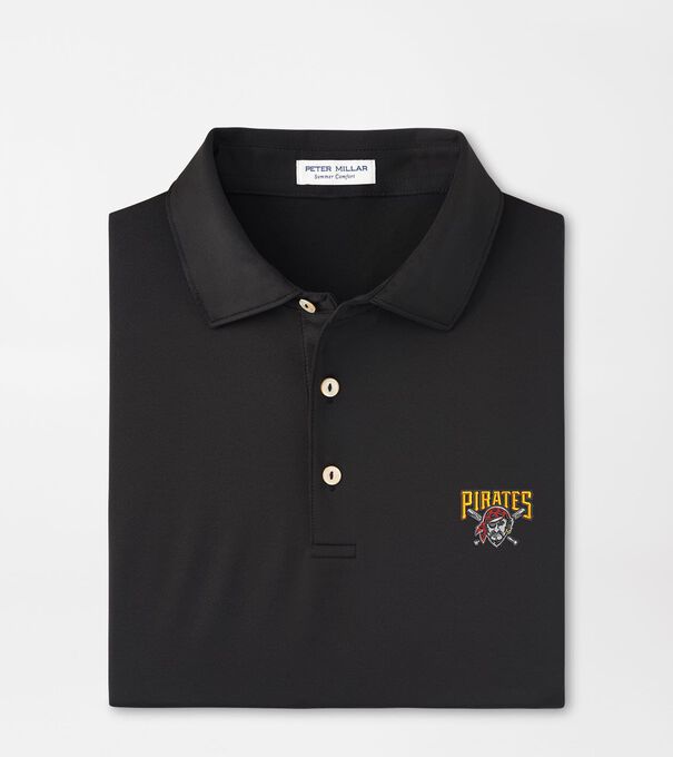 Cooperstown Pittsburgh Pirates Solid Performance Jersey Polo