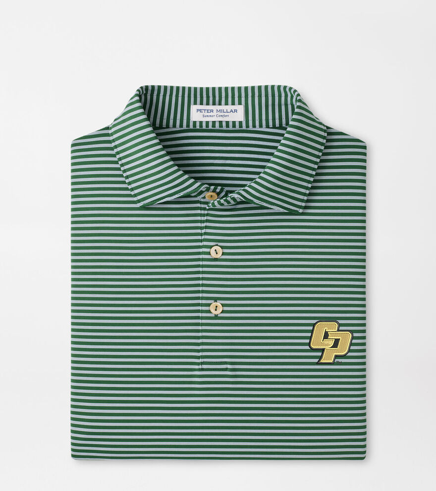 Cal Poly Tiebreaker Performance Jersey Stripe Polo