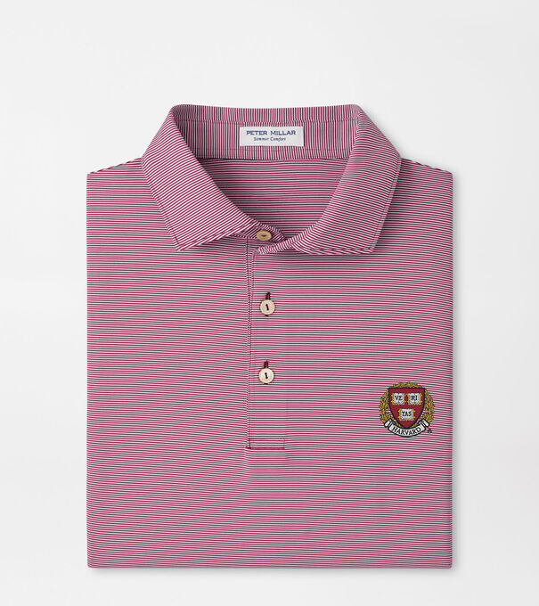 Harvard Jubilee Stripe Performance Polo