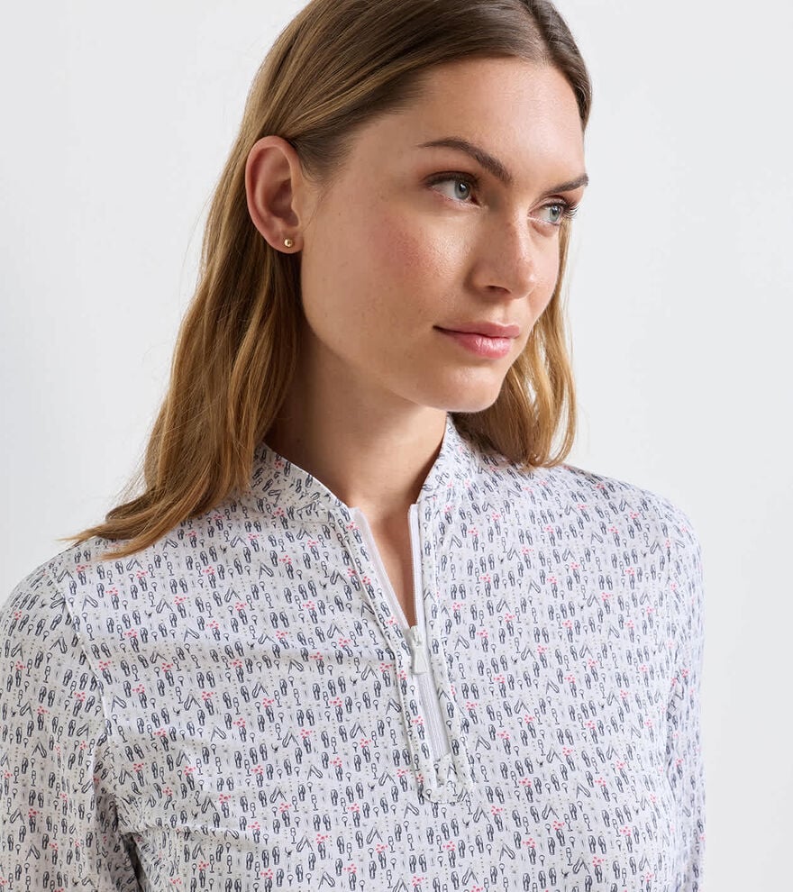 Shadebreak Poppies In Play Lightweight Sun Shirt - Alternate Image 3