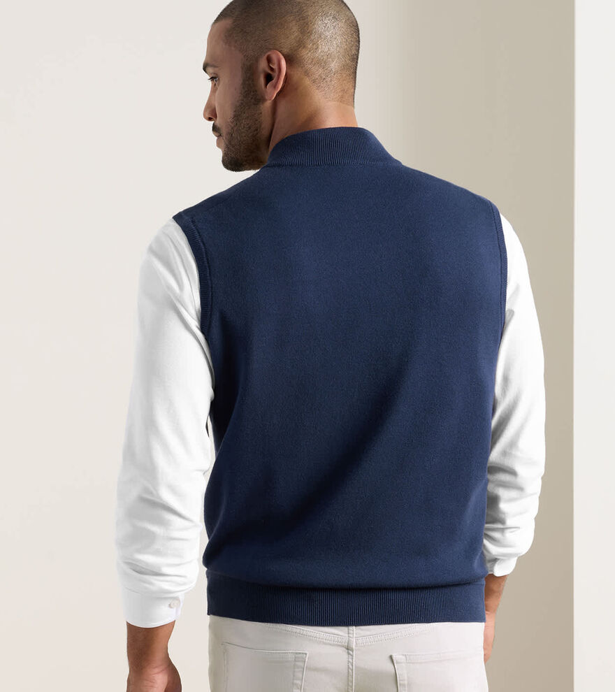 Coolspun Lite Full-Zip Sweater Vest - Alternate Image 2