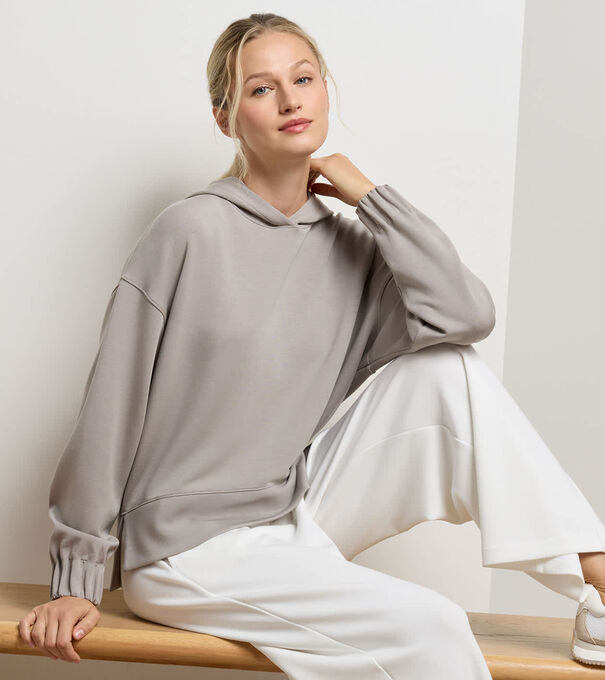 Flora Knit Hoodie