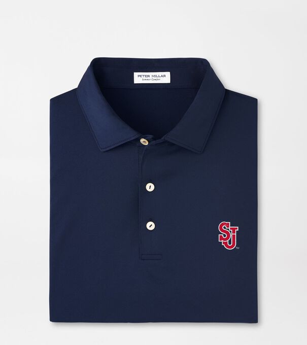 St. Johns University Solid Performance Jersey Polo