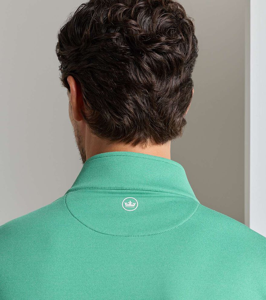 Galway M&eacute;lange Performance Quarter-Zip Vest image number 4