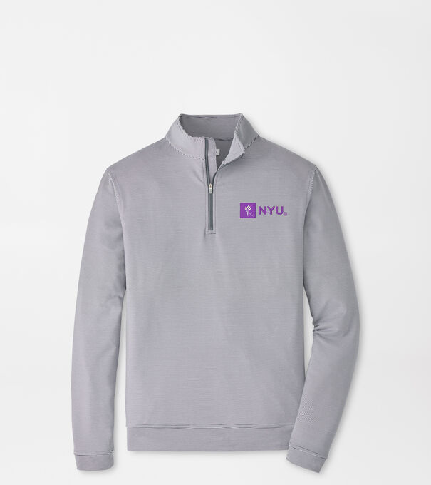 New York University Perth Sugar Stripe Performance Quarter-Zip