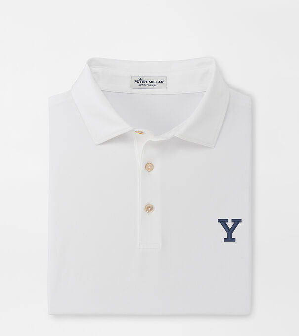 Yale Solid Performance Jersey Polo