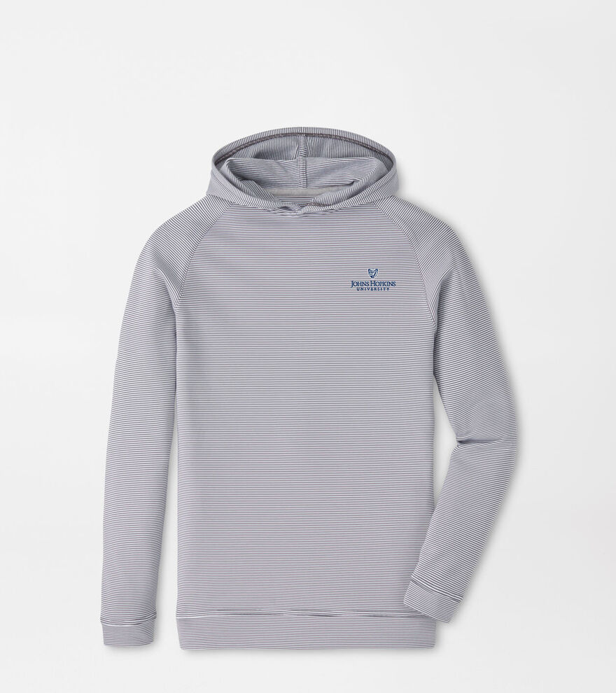 Johns Hopkins University Pine Youth Sugar Stripe Performance Hoodie image number 1
