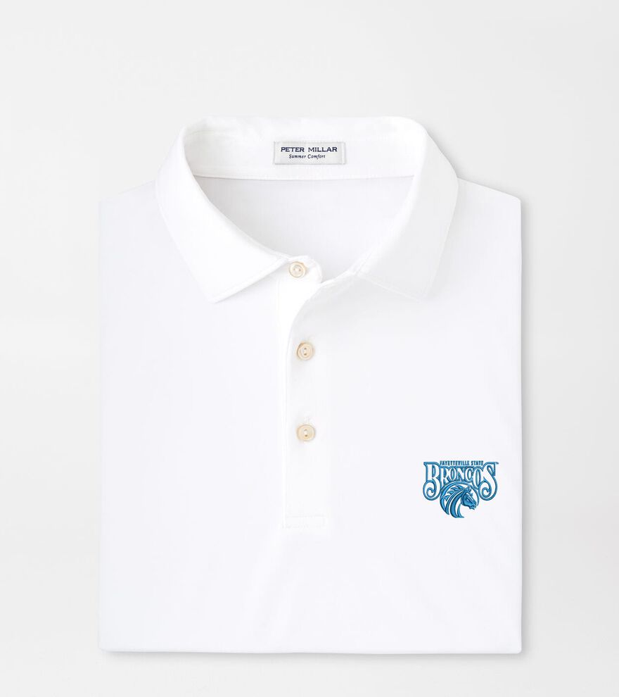 Fayettville State Solid Performance Jersey Polo