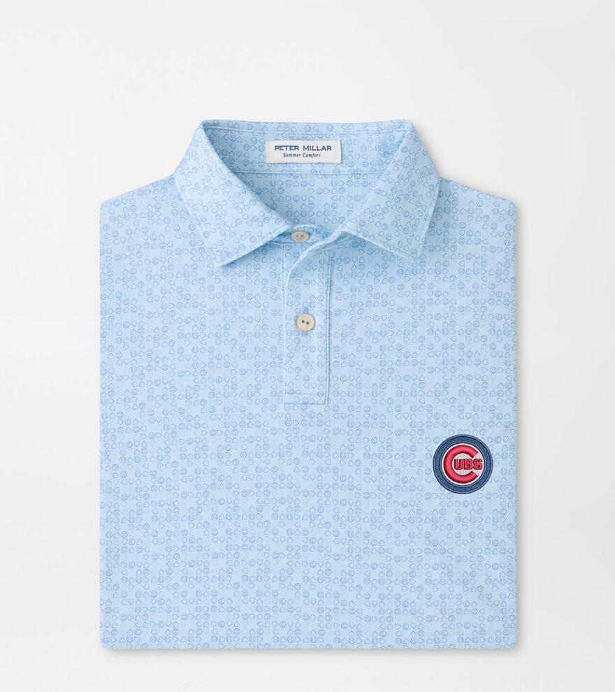 Chicago Cubs Bases Loaded Youth Performance Jersey Polo image number 1