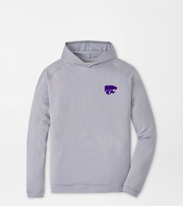 Kansas State Pine Sugar Stripe Performance Hoodie