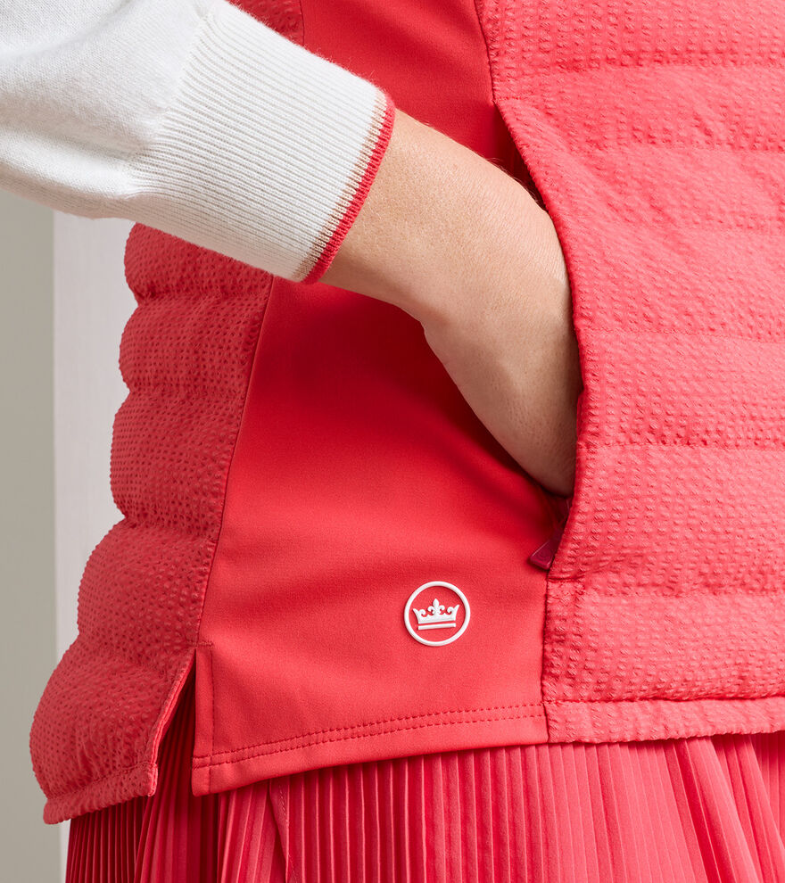 Fuse Seersucker Hybrid Vest image number 4